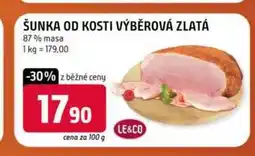Terno ŠUNKA OD KOSTI VÝBĚROVÁ ZLATÁ 87% masa nabídka