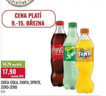 COCA-COLA, FANTA, SPRITE, Zero, zero