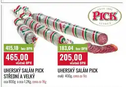 Ratio Uherský salám Pick nabídka