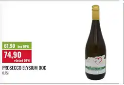 Ratio Prosecco Elysium DOC nabídka