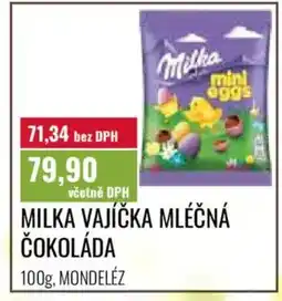 Ratio Milka vajíčka mléčná čokoláda nabídka