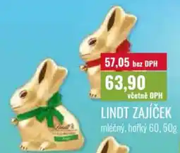 Ratio Lindt zajíček nabídka