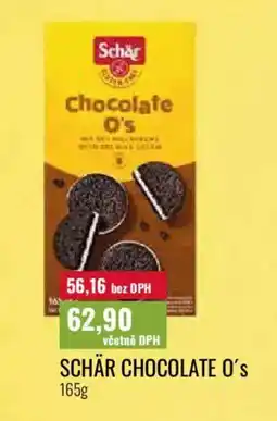 Ratio Schär chocolate o's nabídka