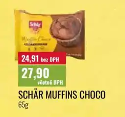 Ratio Schär muffins choco nabídka