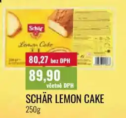 Ratio Schär lemon cake nabídka