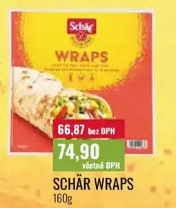 Ratio Schär wraps nabídka