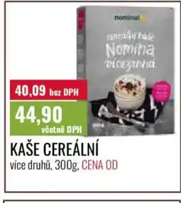 Ratio Kaše cereální nabídka