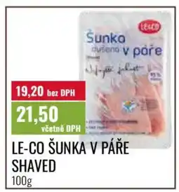 Ratio Le-Co šunka v páře shaved nabídka