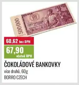 Ratio Čokoládové bankovky nabídka