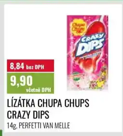 Ratio Lízátka Chupa Chups crazy dips nabídka