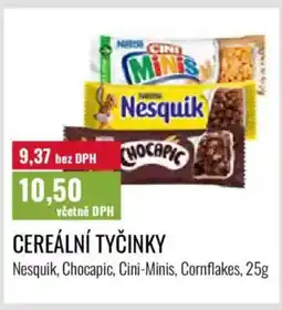 Ratio Cereální tyčinky nabídka