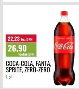 Ratio COCA-COLA, FANTA, SPRITE, Zero-zero nabídka