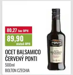 Ratio Ocet balsamico červený Ponti nabídka