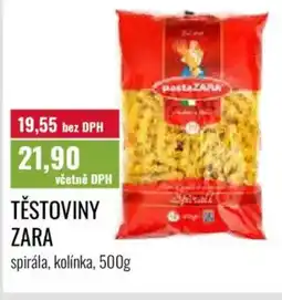 Ratio Těstoviny Zara nabídka