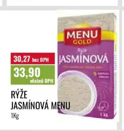 Ratio Rýže jasmínová Menu nabídka