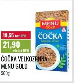 Ratio Čočka velkozrnna Menu gold nabídka