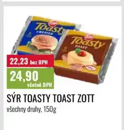 Ratio Sýr toasty toast Zott nabídka