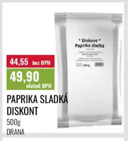 Ratio Paprika sladká Diskont nabídka