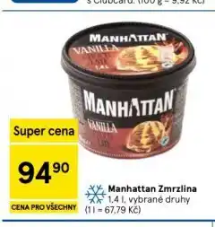 Tesco Manhattan zmrzlina nabídka
