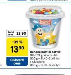 Tesco Danone kostíci barvíci nabídka