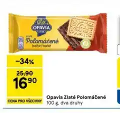 Tesco Opavia zlaté polomáčené nabídka