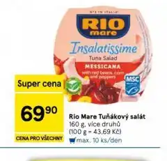 Tesco Rio mare tuňákový salát nabídka