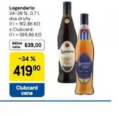 Tesco Legendario nabídka