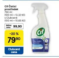 Tesco Cif čistící prosytředek nabídka