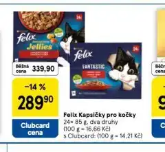 Tesco Felix kapsička pro kočky nabídka