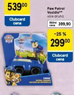 Tesco Paw patrol vozidlo nabídka