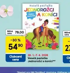 Tesco Veselá pastelka jednorožci a koníci nabídka