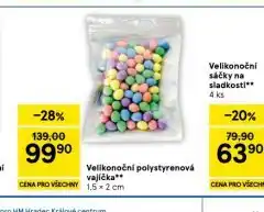Tesco Velikonoční polystyrenová vajíčka nabídka