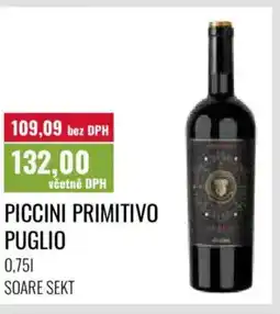 Ratio Piccini primitivo Puglio nabídka