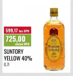 Ratio Suntory Yellow 40% nabídka