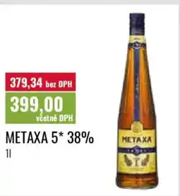 Ratio Metaxa 5* 38% nabídka