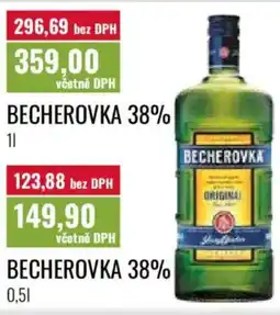 Ratio Becherovka 38% nabídka