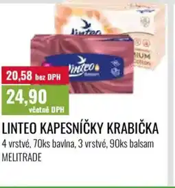 Ratio Linteo kapesníčky krabička nabídka