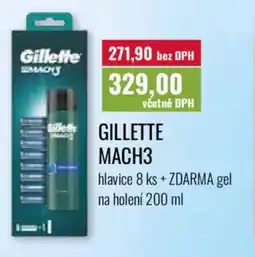 Ratio Gillette mach3 nabídka