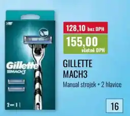 Ratio Gillette mach3 nabídka
