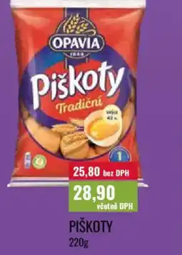 Ratio OPAVIA Piškoty nabídka