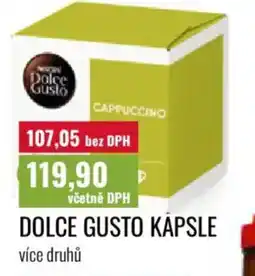 Ratio Dolce Gusto kapsle nabídka