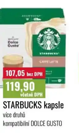 Ratio STARBUCKS kapsle nabídka