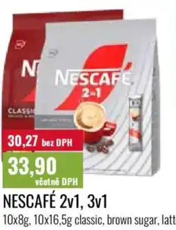 Ratio Nescafé 2v1, 3v1 nabídka