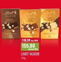 Ratio Lindt nuxor nabídka