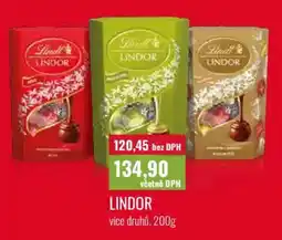 Ratio Lindor nabídka