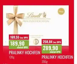 Ratio Pralinky Hochfein nabídka