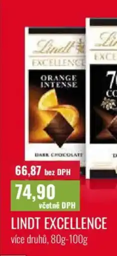 Ratio Lindt excellence nabídka