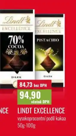 Ratio Lindt excellence nabídka