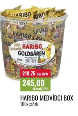 Ratio HARIBO Medvídci box nabídka