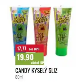 Ratio Candy kyselý sliz nabídka